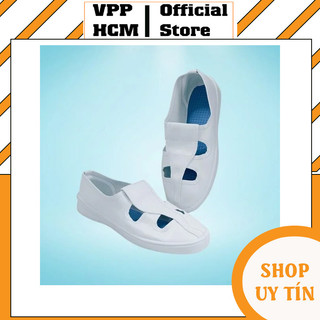 Giày phòng sạch 4 lỗ Linkworld chống tĩnh điện