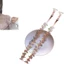 Dây đeo áo ngực hoa WOODNEST, Dây đeo vai hoa Polyester ren, Dây đeo áo ngực co giãn có thể điều chỉnh thay thế