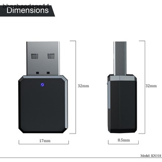 [Bbnzdd] 5.1 Bộ dụng cụ ô tô Âm nhạc không dây 3,5Mm Aux Bộ thu âm thanh nguồn Usb Bộ chuyển đổi âm thanh nổi tự động cho đài phát thanh ô tô Mp3 Pc BVAH