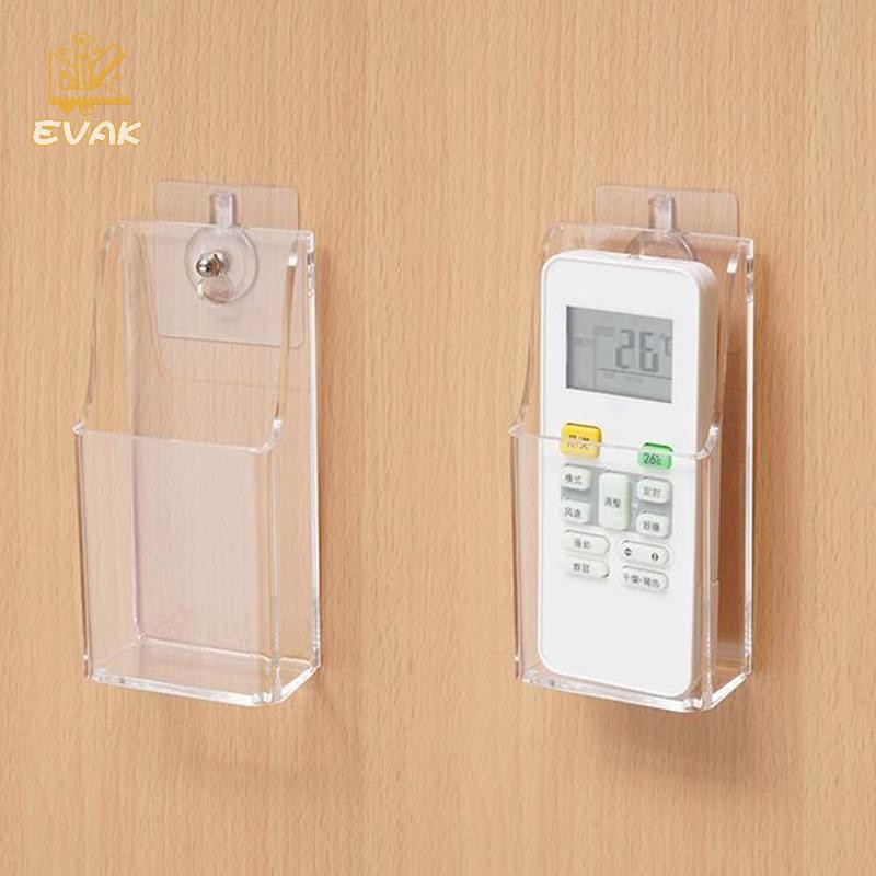 Alittlesetrtu Acrylic TV Điều Hòa Điều Khiển Từ Xa Giá Đỡ 1 / 4 Ốp Lưng Treo Tường Hộp Bảo Quản Cho Gia Đình VN