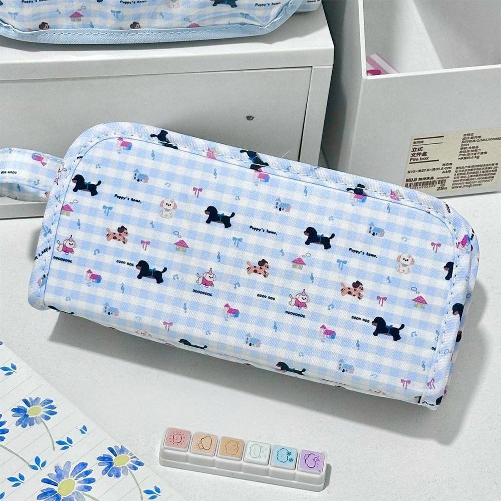 Bút chì HIGHVIEWLS, Túi đựng bút dung tích lớn Dachshund, Quà tặng sắp xếp văn phòng phẩm nhiều lớp đa chức năng
