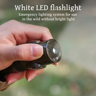 Còi đa chức năng FEASTLY 7 trong 1 với đèn LED và hỏa tiễn nhiệt, thiết bị cứu hộ dùng ngoài trời