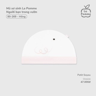 La pomme SS2025 BST La Pomme Người bạn trong vườn - Hồng cho bé T6.0