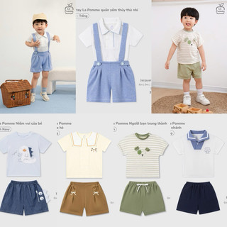 La pomme BST cộc tay tháng 5 cho bé T6.0