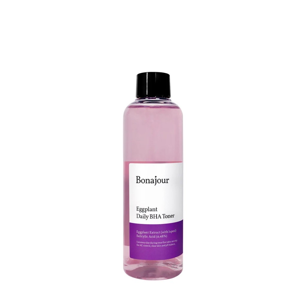 Nước hoa hồng chăm sóc da hằng ngày BONAJOUR EGGPLANT DAILY BHA TONER 205ml | DAMDAVN