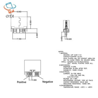 [DTA] 5 Dây Hàn USB Type-C 2P Cáp Kết Nối Nữ Để Sạc Điện Thoại Di Động VN