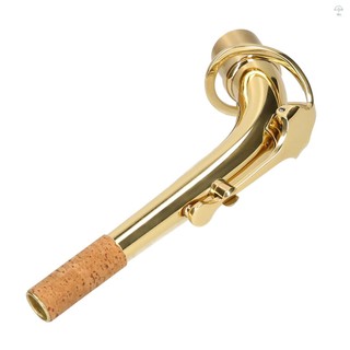 Hilivn) Alto Saxophone Cổ Đồng Thau Uốn Cong Cổ Sax Thay Thế Một Phần Phụ Kiện