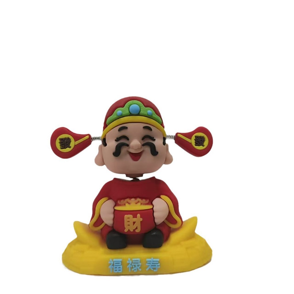 Xe Ô Tô Thần Tài Đồ Trang Trí Dễ Thương Bảng Điều Khiển Trung Tâm Ô Tô Trang Trí Văn Phòng Đồ Trang Trí N7HC