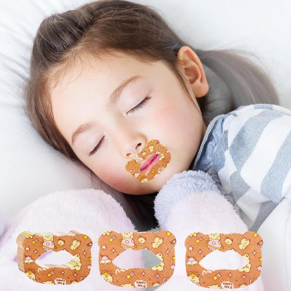 SUNKISSD 30 Chiếc Băng Hỗ Trợ Ngủ, Miếng Dán Thở Chống Ngáy Vải Không Dệt Chăm Sóc Sức Khỏe