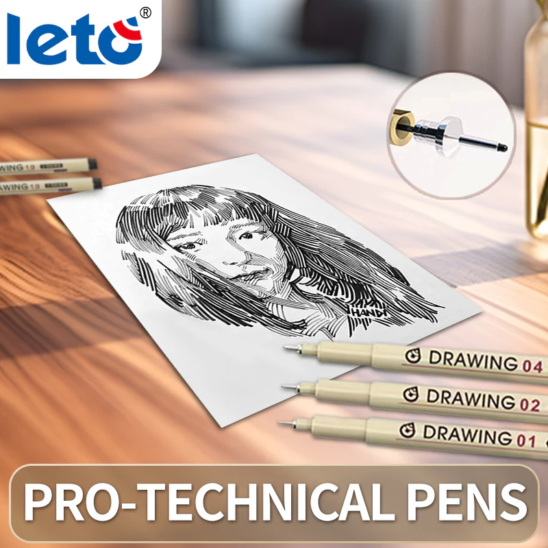 Nghệ Thuật Manga Phác Thảo Bút Micron Đánh Dấu Móc Dây Kim Phác Thảo Bàn Chải Mềm Đồ Dùng Nghệ Thuật