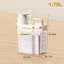 Chai đựng bột giặt GILL, trong suốt có cốc đo lường Hộp đựng bột giặt, Tổ chức phòng giặt kín đa năng