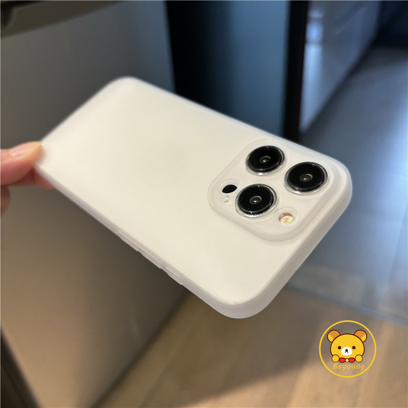 Ốp Điện Thoại Sương Mù Băng Cho Realme Neo7 SE Neo7X Narzo 60 Pro Q3S Q3T 5G 4G Vỏ Dễ Thương Đơn Giản Chống Sốc Matte Mềm Mờ Mặt Sau Mờ
