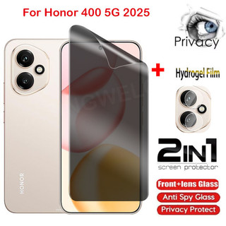 Bảo Vệ Màn Hình Cho Honor 400 Honor400 400 Pro 400 Lite 600 Pro Lite 400 Smart X8d 5G 2025 Privacy Hydrogel Film Chống Gián Điệp Full Cover Bảo Vệ Màn Hình Chống Peek Phim Riêng Tư