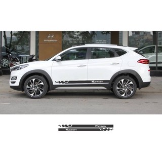 Tem dán sườn xe ô tô trang trí, dành cho 4 chỗ, 5 chỗ, 7 chỗ phù hợp các huyndai tucson, kia, isuzu, toyota.