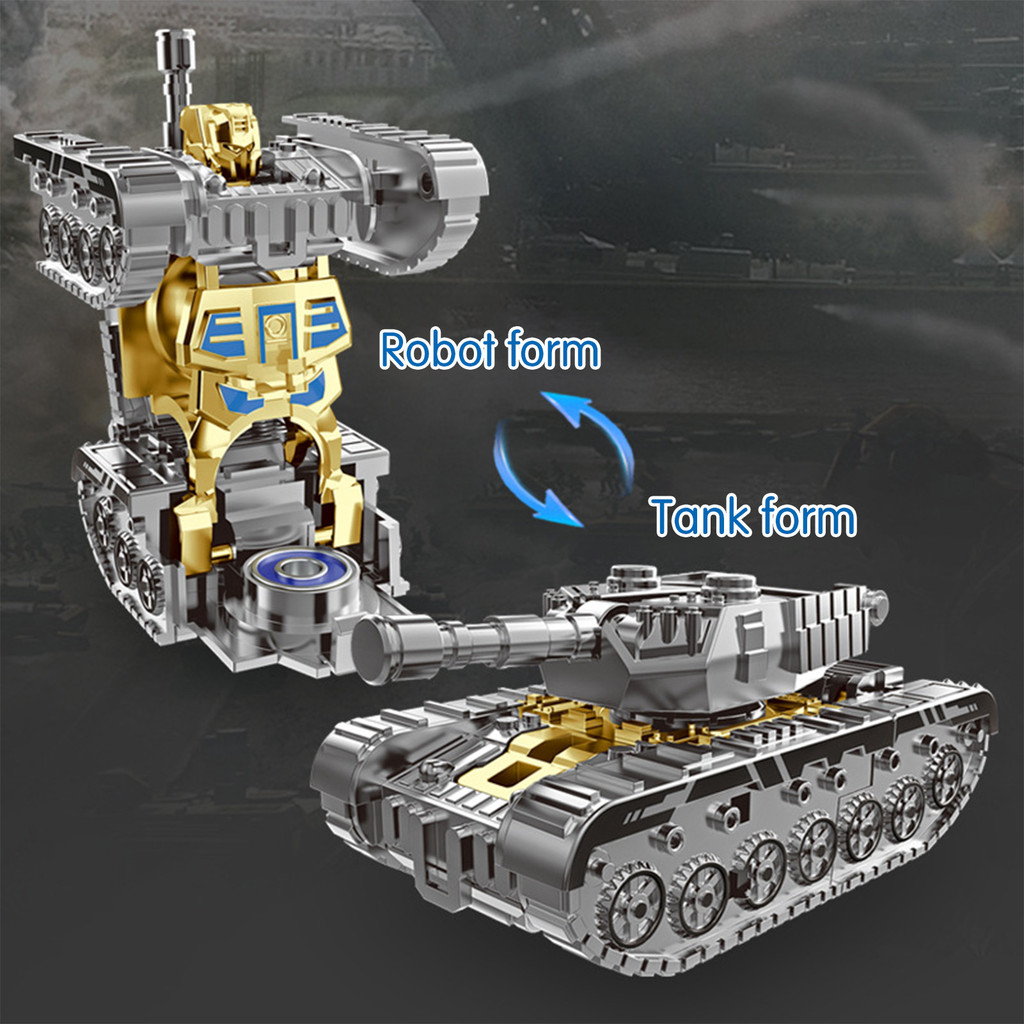 Robot Tank Fidget Đồ chơi biến hình xe tăng Robot Fidget Spinner để giảm căng thẳng ADHD