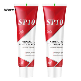 [JM] Kem Đánh Răng Nha Khoa Probiotic 100g Kem Đánh Răng Probiotic Cho Nụ Cười Tươi Sáng Hơn Làm Sạch Sâu Làm Trắng Da Và Khử Hơi Thở Xấu Cho Nam Nữ Bộ 1 / 2 / 3 Cái