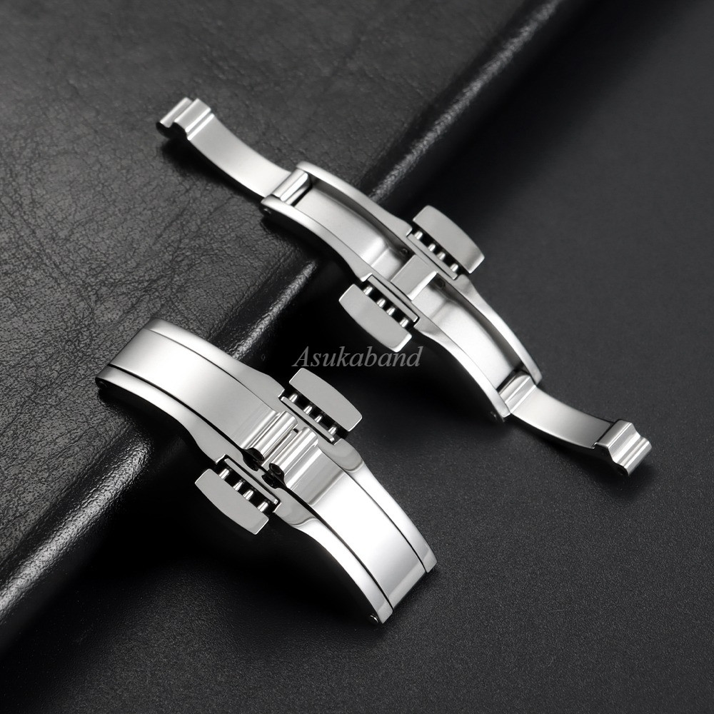 Bấm Đôi Bướm Khóa Cho Tissot T1853 Dây Đeo Đồng Hồ Phụ Kiện Thép Không Gỉ