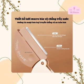 Dao Cạo Gecomo Gấp Gọn Bỏ Túi Hình Tròn