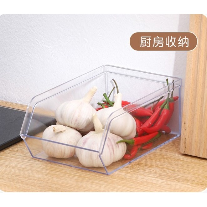 Để Bàn Hộp Bảo Quản Có Thể Xếp Chồng Đồ Lặt Vặt Hộp Tổ Chức Trong Suốt Mở Hộp Nhựa Trang Sức Văn Phòng Phẩm Hộp Bảo Quản Hộp Riêng Biệt