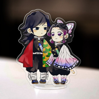 Standee Kimetsu No Yaiba Giyu x Shinobu Manga Nhật Bản decor bàn làm việc góc học tập anime trang trí dễ thương-ĐH