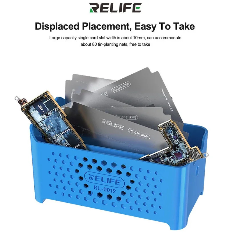 Hộp đựng dụng cụ sửa điện thoại RELIFE RL-001S sắp xếp tua vít, panh, nhíp, dao tách đa năng