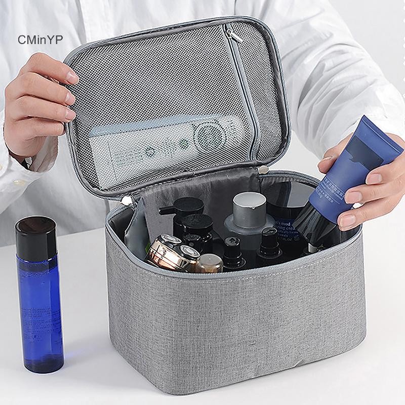Cminyp 1 Chuyến Đi Công Sở Nam Túi Vệ Sinh Hai Lớp Dung Tích Lớn Túi Đựng Mỹ Phẩm Vải Oxford Túi Bảo Quản Túi Xách Di Động Vinh Quang