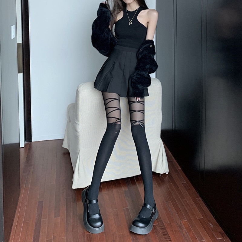 🔥Còn hàng🔥Quần tất, nơ chéo Nhật Bản, tất quai ngang gợi cảm
