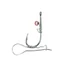 ESSENCEH 10 Chiếc Móc Cá Thép carbon Cao, Wacky Weedless Giun Pickerel Sống Tôm Mồi Móc Mùa Xuân, 2024 Mềm Giun Khoảng Cách Rộng Mỏ Hawksbill Móc Đơn Câu Cá Biển
