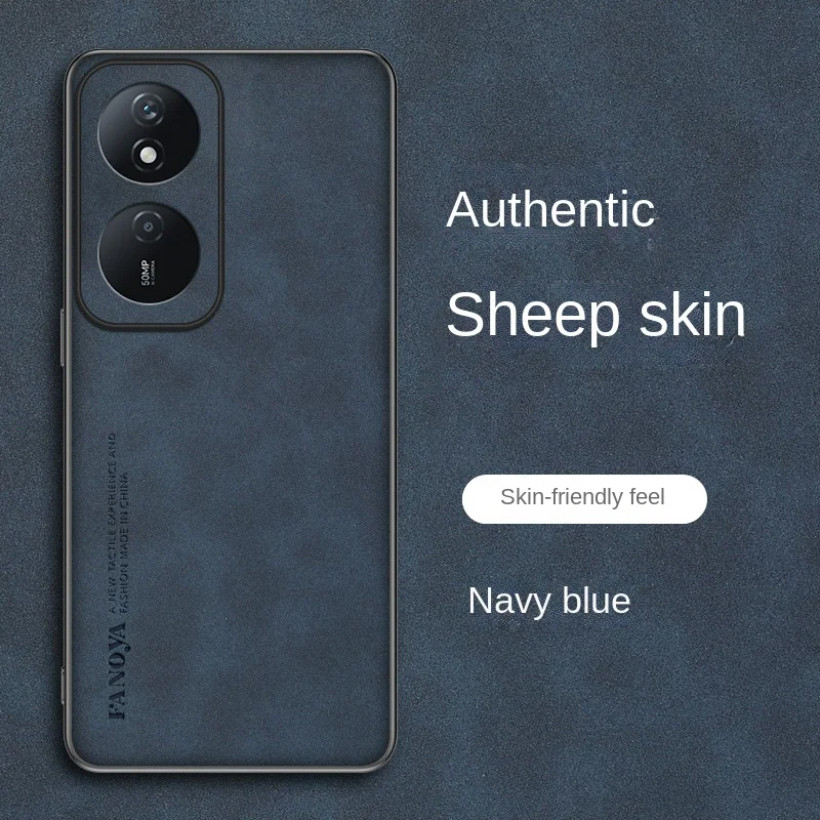 Ốp lưng Honor X7B CLK-LX1 Da PU chống sốc Vỏ cứng Vỏ điện thoại mờ Ốp lưng silicon cho Honor X7B CLK LX1 LX2 LX3