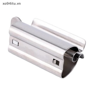 Xoitu Creative Kem Đánh Răng Ống Bóp Đơn Giản Kem Đánh Răng Con Lăn Thép Không Gỉ Tiết Kiệm Nhân Công Kem Đánh Răng Ống Wringer Sữa Rửa Mặt Ép VN