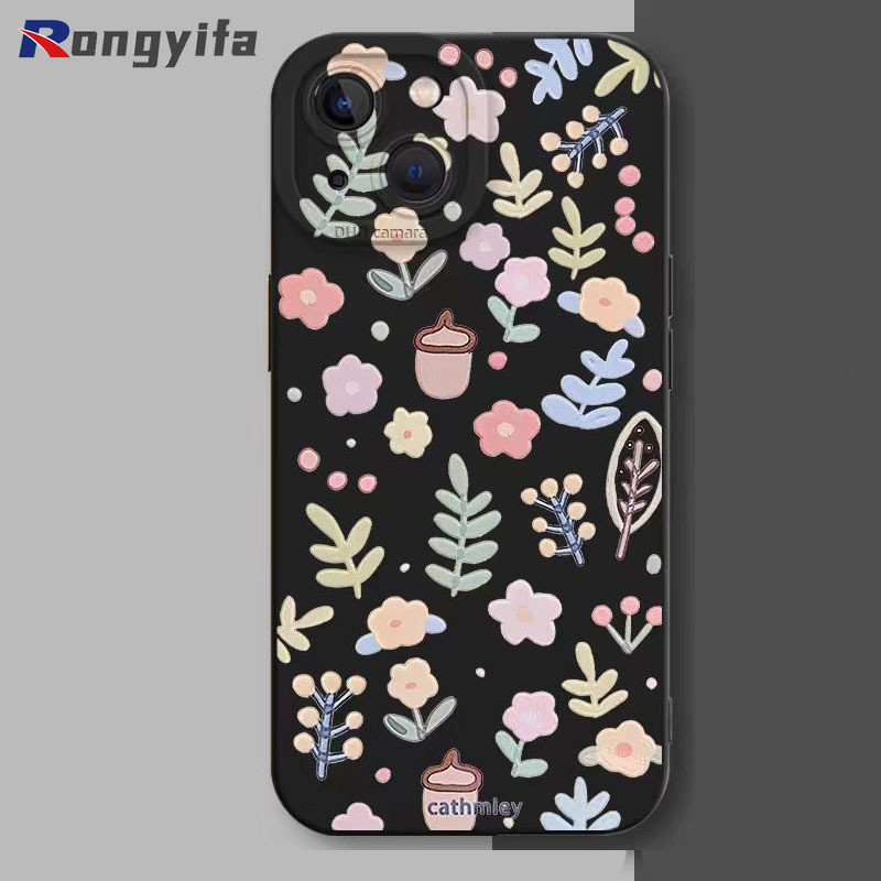 Ốp Điện Thoại Hoa Tươi Nhỏ Phong Cách Hàn Quốc Cho Samsung Galaxy S21 S20 Ultra FE S20 + S10 Lite S10E S9 S8 Plus Note 20 Ultra Flower Cover Thời Trang Vỏ Mềm Chống Rơi