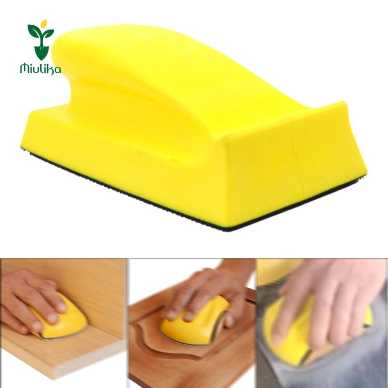 Tay Chà Nhám Khối Tay Sander Công Thái Cầm Đánh Bóng Miếng Lót Chà Nhám Cho Nội Thất Phục Hồi Xe Ô Tô Thân Xe