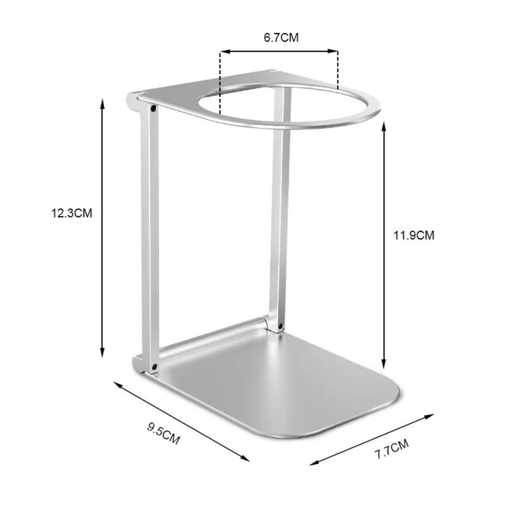 Giá đỡ máy pha cà phê PWSEND, Giá đỡ bộ lọc nhỏ giọt di động có thể gập lại, Giá đỡ bền bằng hợp kim nhôm chắc chắn