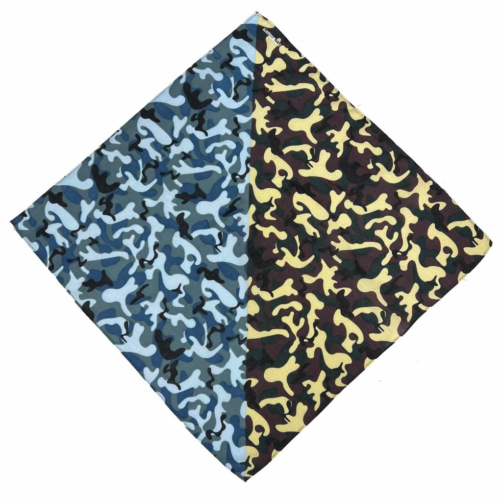 Cotton Đi Xe Đạp Quân Đội Xanh Xanh Đỏ Ngụy Trang Đi Xe Đạp Vuông Khăn Baotou Sa Mạc Ngụy Trang Khăn Trùm Đầu Màu Xám Hip-Hop DLUX