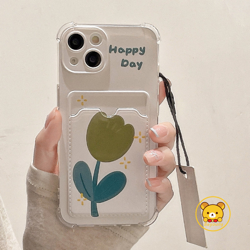 Vỏ Ví Hoa Tươi Cho Redmi Note 14 13 12 11 Pro Plus 11S 10 Pro Max 10S 8T 8 Pro 5G 4G Vỏ Điện Thoại Hoạt Hình Dễ Thương Đựng Thẻ Hoa Mềm