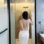 Treeling Áo choàng tắm Thiết kế mở lưng Khăn tắm thấm hút mạnh Lông cừu san hô nhẹ Spa Bể bơi che nắng