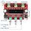 TPA3116D2 Channel 2.1 Mô-đun bảng khuếch đại công suất loa siêu trầm kỹ thuật số XH-M139 12V - 24V 2 * 50W + 100W Bảng khuếch đại HiFi VN