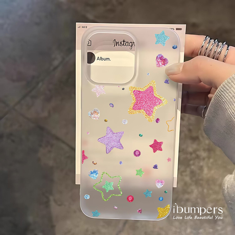ibumpers Ốp Điện Thoại iPhone Edgy Nghệ Thuật Cắt Dán Họa Tiết Ốp Lưng Trong Suốt Nhám Mờ Chống Bẩn Chống Sốc Cho IPhone 16 15 14 12 13 11 Pro Max IP 7 8 Plus X XS XR