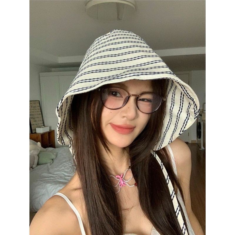 Mũ xô vành lớn kiểu Pháp mùa hè