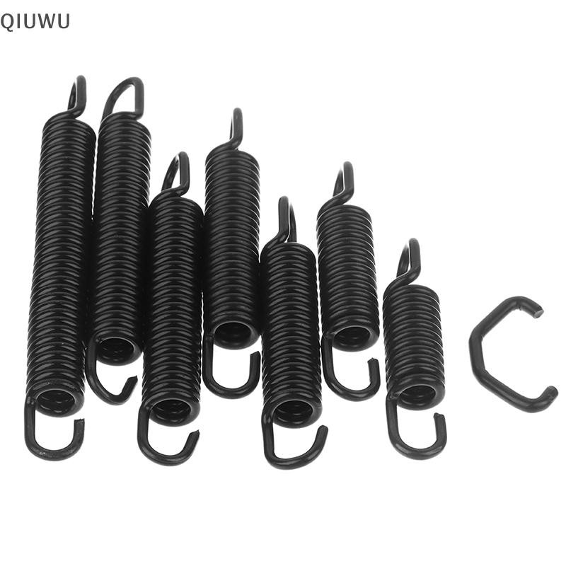 Qiuwu Kính chắn gió ô tô Rocker Cần gạt nước áp lực Cánh tay thép Căng thẳng Đường kính dây lò xo 2,8mm Đường kính ngoài Chiều dài 14mm 68 78 89 115 130mm.