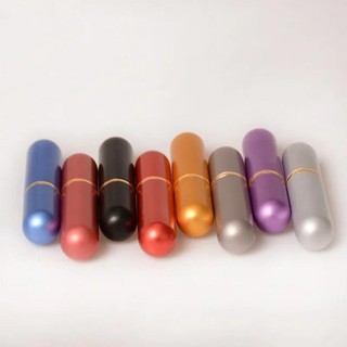 Ống hít mũi nhôm GOODH, Ống hít hương liệu 5ml màu, Ống rỗng thay thế du lịch cho tinh dầu
