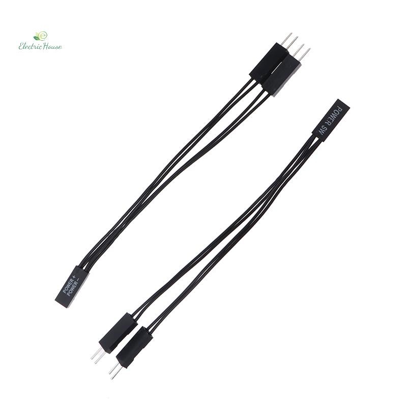 [Nhà điện] Bo mạch chủ Power SW / BỘ SW / HDD LED / Đèn LED nguồn 1 đến 2 Cáp chuyển đổi đôi Hỗ trợ khởi động kép mới