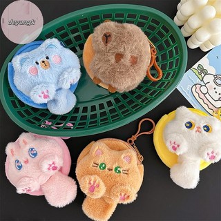 Deyangk Búp Bê Thời Trang Đáng Yêu Ví Đựng Tiền Xu Lông Tơ Mềm Nhồi Bông Ba Lô Mặt Dây Chuyền Túi Tai Nghe Di Động Hoạt Hình Túi Bảo Quản VN