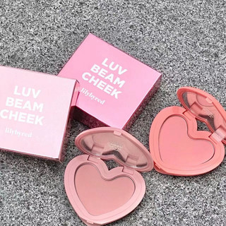 Lilybyred Monochrome Powder Blusher Cream Lilybyred ❈ 🍒 ❈ ❈ Love Cute Natural Vitality Girl Pink Tender Sinh viên dễ thương Tắm nắng và làm sáng mặt Blush Trang điểm mặt