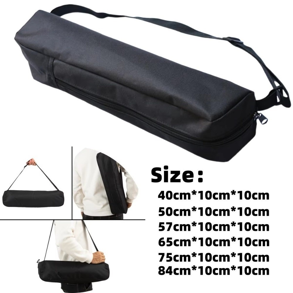 Túi xách tay ESSENCEH, có dây đeo Chân máy màu đen, (40-84cm) Túi đựng chân máy di động bằng vải Chân máy đứng
