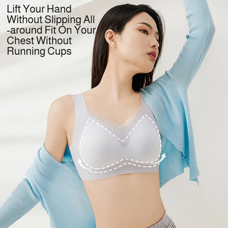 Brelira Áo Ngực Lụa Mùa Hè Siêu Mỏng, Không Vòng Thép, Push Up Bralet, quần lót nữ