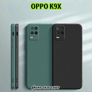[Phong cách mới] Dành cho OPPO K9X Vỏ silicon chống vết bẩn Vỏ điện thoại màu trơn cổ điển
