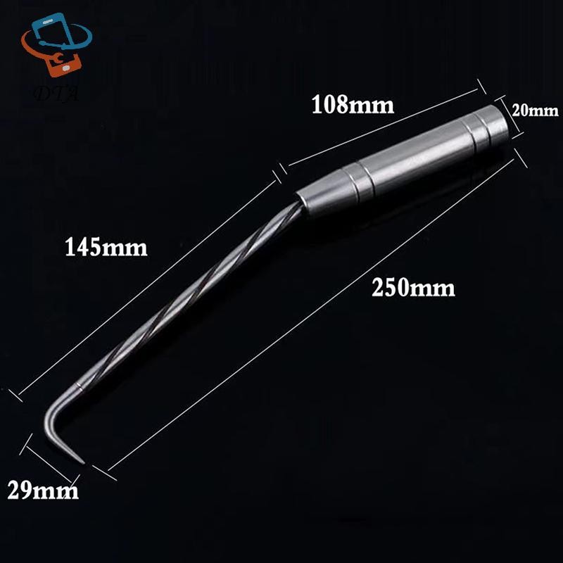 [DTA] Móc xây dựng Sợi cốt thép Dây buộc Twister có móc Thép không gỉ Xoay linh hoạt Thanh thép ràng buộc tay Dụng cụ cầm tay VN