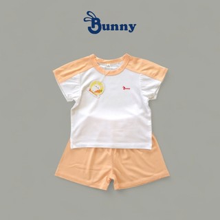 Bộ phối vai mùa hè Bunnybaby chất thun lạnh mềm mát mịn cho bé 4-15kg