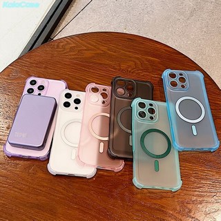 Dành Cho Xiaomi 17 Pro Max 15T 14T Poco F8 Ultra Pro M7 Xiaomi15T 4G 5G Vỏ Điện Thoại Thu Hút Từ Tính Mờ Dopamine Màu Kẹo Chống Rơi Chống Sốc Vỏ Trong Suốt